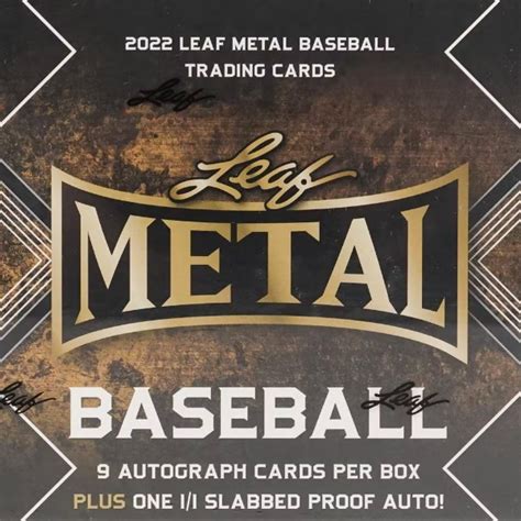 2022 leaf metal draft baseball jumbo box|2022 leaf metal baseball checklist.